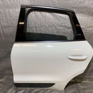 2015-2020 Porsche Macan Driver Rear Door Assembly / White PM002