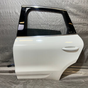 2015-2020 Porsche Macan Driver Side Rear Door Assembly / White PM006