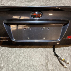 2015-2020 Subaru WRX STI OEM Trunk Lid Panel w/ Lip Spoiler / Dark Gray Metallic SS014
