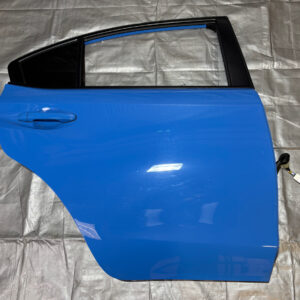 2015-2021 Subaru WRX STI Passenger Rear Door Assembly / Hyper Blue SS018