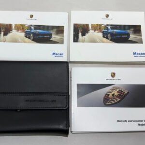 2015 Porsche Macan Turbo Factory Owner's Manual w/ Case / PM006