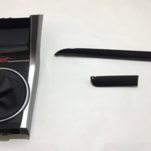 2015 Subaru WRX STI Faux Carbon Dashboard Trim Panels / Front Console / Shifter Surround / SS010