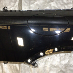 2016-2020 Mini Cooper F54 Clubman Passenger Rear Quarter Panel Fuel Door / Midnight Black / R3008