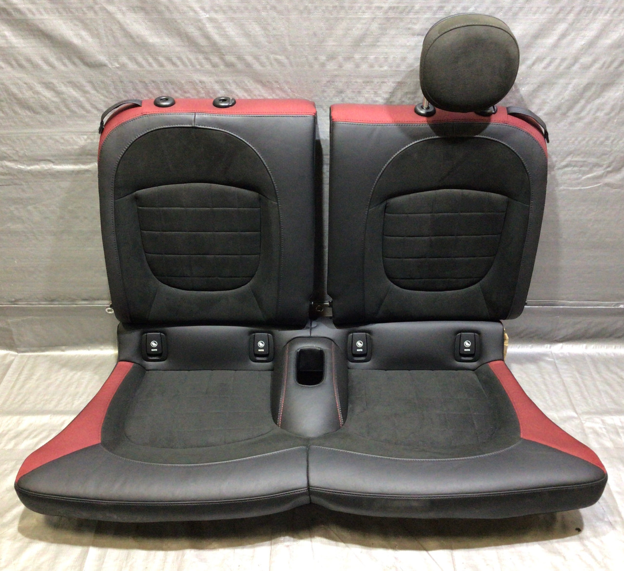 2016-2022 Mini Cooper F57 Convertible JCW Rear Sport Alcantara Seat Set / R3010