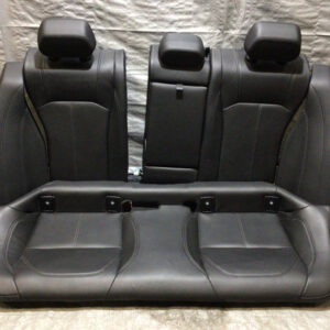 2017-2018 Alfa Romeo Giulia Black Leather Rear Seat Set / AG002