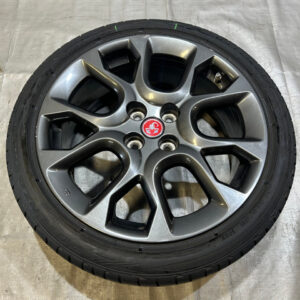 2017-2019 Fiat 124 Spider Abarth 17x7" OEM Wheel Rim w/ Bridgestone Tire *DAMAGE* FD025