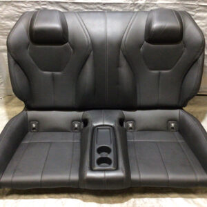 2017-2020 Infiniti Q60 Black Leatherette Rear Seat Set / IQ601