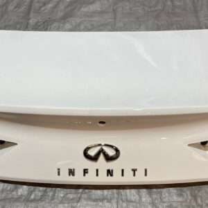 2017-2020 Infiniti Q60 Trunk Lid Panel w/ Camera / Pure White IQ604
