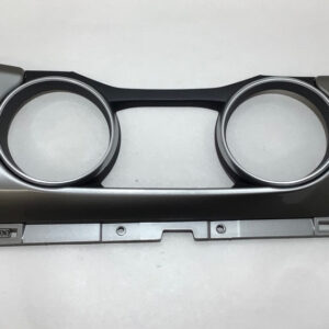2018-2021 Jeep Wrangler JL Sahara Gauge Cluster Surround Trim Panel / Silver / JL001