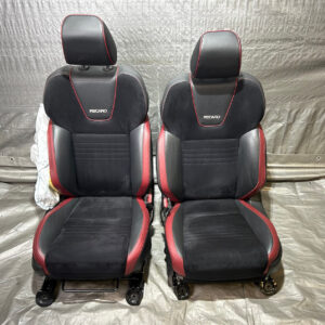 2019-2020 Subaru WRX STI Front Recaro Seats / Pair *Deployed Airbag* / SS019