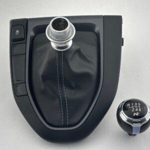 2019-2022 Hyundai Veloster N Manual Shift Knob w/ Boot / Trim Ring / OEM / HV012