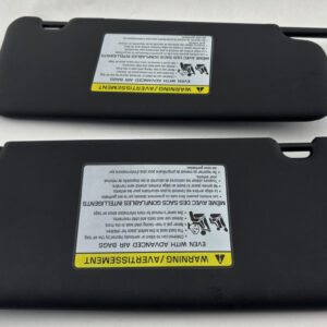 2019-2022 Hyundai Veloster N OEM Sun Visors / Pair / Black / HV012