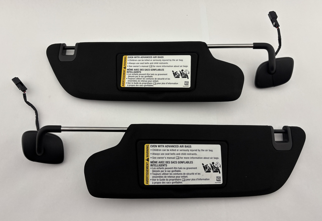 2020-2025 Chevrolet C8 Corvette 1LT OEM Sun Visors / Pair / C8001