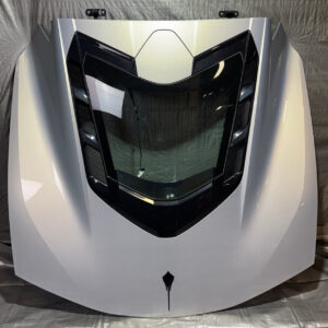 2020-2025 Chevrolet C8 Corvette Coupe Rear Trunk Lid / Engine Cover Panel / Silver Flare Metallic C8001