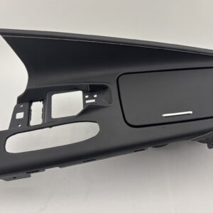 2020-2025 Chevrolet C8 Corvette Front Upper Console w/ Cup Holder / White Stitching / C8002