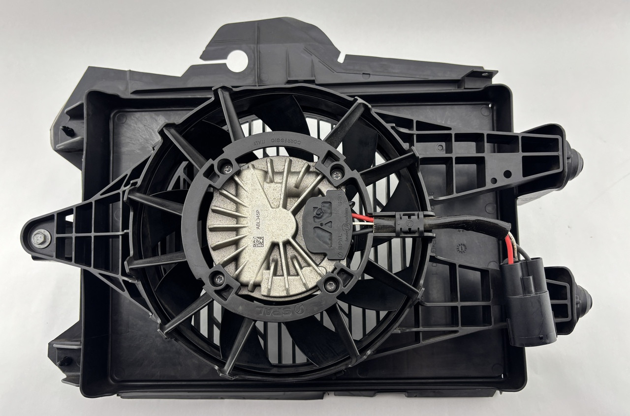 2021-2025 Chevrolet C8 Corvette Driver Side Auxiliary Engine Bay Cooling Fan w/ Shroud / 15K C8001