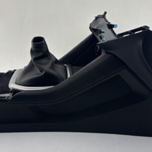 2022-2023 Subaru WRX Limited Front Console Shifter Surround w/ Black Leatherette / Red Stitching / SW006