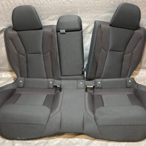 2022-2024 Subaru WRX Premium Black Cloth Rear Seat Set / SW001