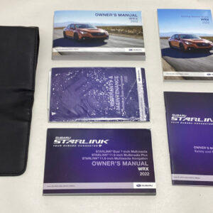 2022 Subaru WRX Owner's Manual w/ Case / SW003