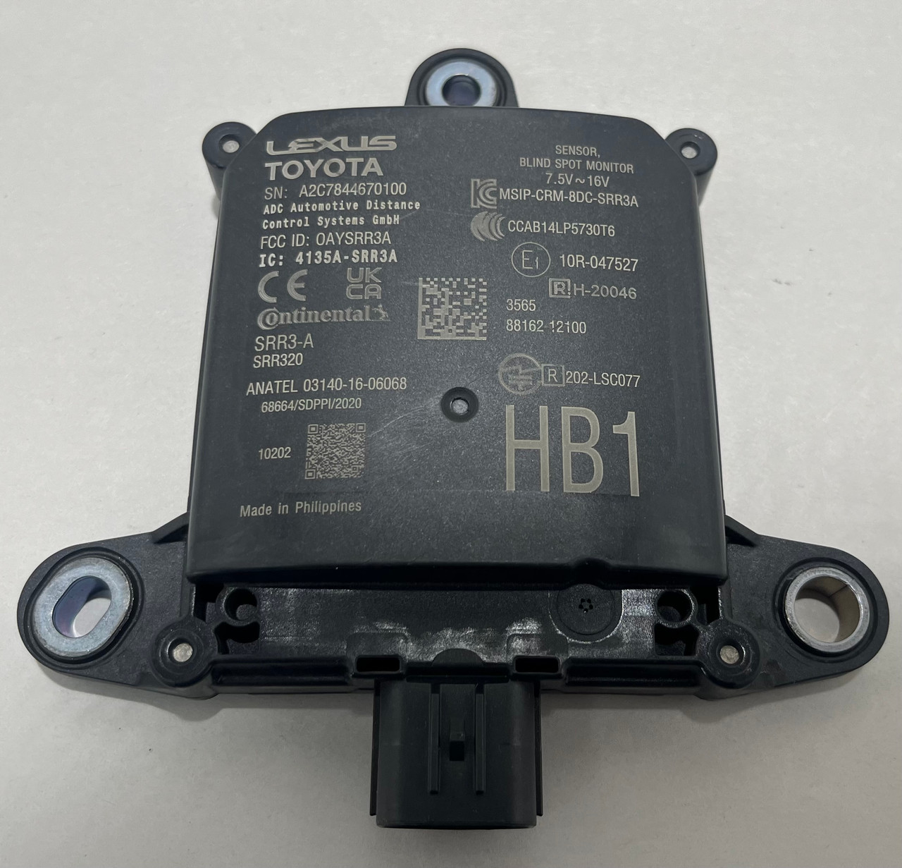 2023-2025 Toyota GR Corolla Driver Side Blind Spot Radar Sensor / GRC02