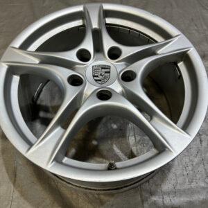 *DAMAGE* 2009-2012 Porsche 987 Cayman / Boxster 18x8" OEM Front Wheel Rim / BC026