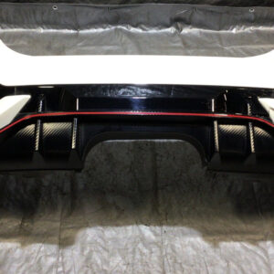 *DAMAGED* 2017-2019 Honda Civic Type R FK8 Rear Bumper Cover w/ Trim / TR101